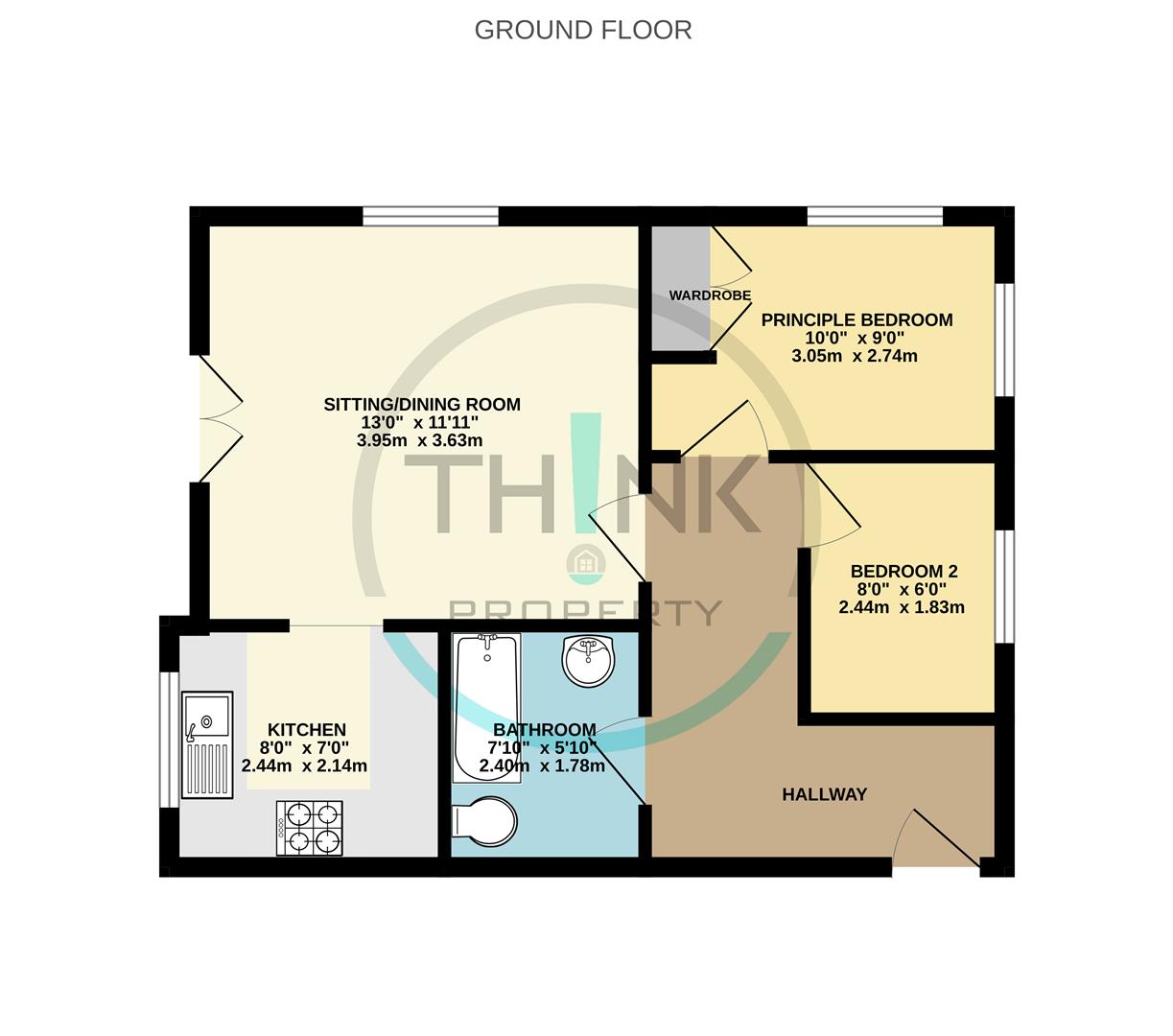 Property floor plan.
