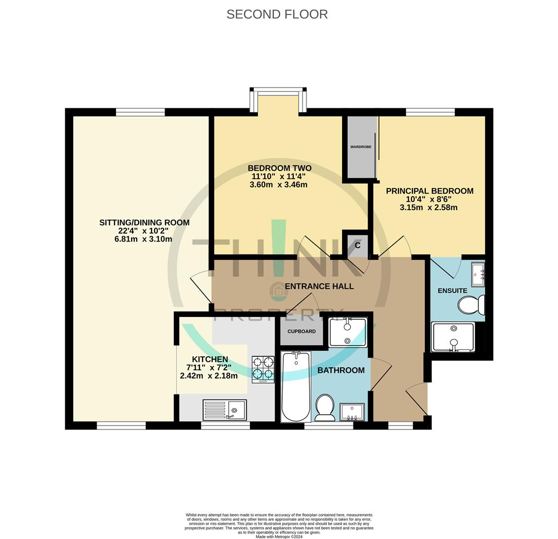 Property floor plan.
